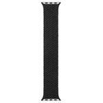 Mixed Color Nylon Braided Single Loop Watch Band For Apple Watch Series 7 41mm / 6 & SE & 5 & 4 40mm / 3 & 2 & 1 38mm, Size:L(Charcoal)
