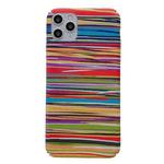 Water Stick Style Hard Protective Cas For iPhone 12 Pro Max(Rainbow Stripes)