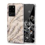 For Samsung Galaxy S20 Ultra TPU Gilt Marble Pattern Protective Case(Grey)