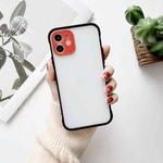 For iPhone 12 Phantom Contrast Color Four Corners Shockproof Protective Case(Red)