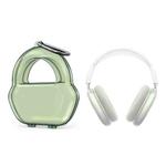 PP Jelly Color Headphone Protective Case for AirPods Max, with Hook(Green)