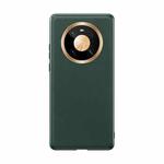 For Huawei Mate 40 ROCK Full Coverage Shockproof PC+TPU+PU Protective Case(Army Green)