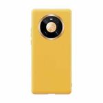 For Huawei Mate 40 Pro ROCK Full Coverage Shockproof PC+TPU+PU Protective Case(Apricot)