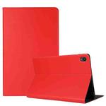 For Lenovo Tab P11 (TB-J606F) Voltage Craft Texture TPU Horizontal Flip Protective Case with Holder(Red)