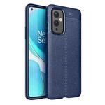 For OnePlus 9 Litchi Texture TPU Shockproof Case(Navy Blue)