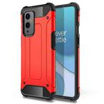 For OnePlus 9 Magic Armor TPU + PC Combination Case(Red)