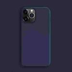 X-level Fancy Series Liquid Silicone Full Coverage Protective Case For iPhone 12 Pro Max(Blue)