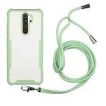 For OPPO A9 2020 / A5 2020 / A11x / A11 2019 Acrylic + Color TPU Shockproof Case with Neck Lanyard(Avocado)