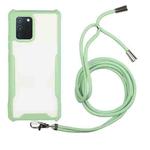 For OPPO Realme 7 Pro Acrylic + Color TPU Shockproof Case with Neck Lanyard(Avocado)