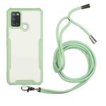 For OPPO Realme 7i / C17 Acrylic + Color TPU Shockproof Case with Neck Lanyard(Avocado)