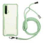 For OPPO Realme X50 5G Acrylic + Color TPU Shockproof Case with Neck Lanyard(Avocado)