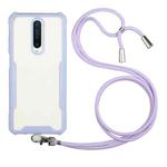 For Xiaomi Redmi K30 / Poco X2 Acrylic + Color TPU Shockproof Case with Neck Lanyard(Purple)
