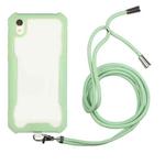For Xiaomi Redmi Note 7A Acrylic + Color TPU Shockproof Case with Neck Lanyard(Avocado)