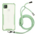 For Xiaomi Redmi 9C / 9 (Indian Version) Acrylic + Color TPU Shockproof Case with Neck Lanyard(Avocado)