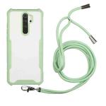 For Xiaomi Redmi Note 8 Pro Acrylic + Color TPU Shockproof Case with Neck Lanyard(Avocado)