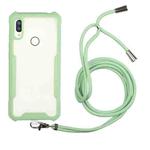 For Huawei Y6 Prime (2019) / Y6s Acrylic + Color TPU Shockproof Case with Neck Lanyard(Avocado)