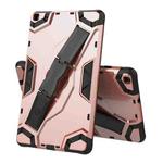 For Samsung Galaxy Tab A 8.0 (2019) / T290 / T295 Escort Series TPU + PC Shockproof Protective Case with Holder(Rose Gold)