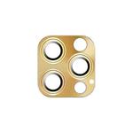 For iPhone 12 Pro TOTUDESIGN AB-065 Armor Series Aluminum Alloy + Tempered Glass Integrated Lens Film(Gold)