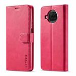 For Xiaomi Mi 10T Lite 5G LC.IMEEKE Calf Texture Horizontal Flip Leather Case with Holder & Card Slots & Wallet(Red)