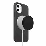 Magsafe Wireless Charger Silicone Protective Case(Black)