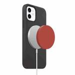 Magsafe Wireless Charger Silicone Protective Case(Red)
