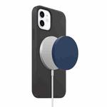 Magsafe Wireless Charger Silicone Protective Case(Dark Blue)