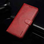 For Huawei P smart 2021 GUSSIM Business Style Horizontal Flip Leather Case with Holder & Card Slots & Wallet(Red)