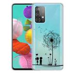 For Samsung Galaxy A32 5G Colored Drawing Pattern Highly Transparent TPU Protective Case(Dandelion)