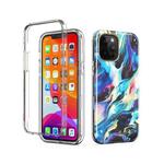 IMD 2 in 1 Upper Lower Cover Double-sided Film Marble Protective Case For iPhone 11(Colour)