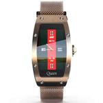 Lokmat QUEEN 1.14 inch TFT Screen IP67 Waterproof Smart Watch, Support Sleep Monitor / Heart Rate Monitor / Female Health Monitor, Style:Steel Strap(Gold)