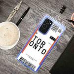 For OnePlus 9 Boarding Pass Series TPU Phone Protective Case(Toronto)