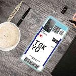 For Samsung Galaxy A52 5G / 4G Boarding Pass Series TPU Phone Protective Case(Flag Tokyo)