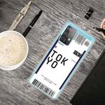 For Samsung Galaxy A52 5G / 4G Boarding Pass Series TPU Phone Protective Case(Tokyo)