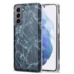 For Samsung Galaxy S21+ 5G TPU Glossy Marble Pattern IMD Protective Case(Dark Grey)