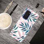 For OnePlus 9 Pro Shockproof Painted Transparent TPU Protective Case(INS Green Grass)