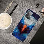 For Samsung Galaxy A72 5G / 4G Shockproof Painted Transparent TPU Protective Case(Blu-ray Carving)