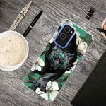 For OnePlus 9 Shockproof Painted Transparent TPU Protective Case(Mutant Wolf)