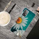 For Samsung Galaxy A32 5G Shockproof Painted Transparent TPU Protective Case(Chrysanthemum)