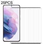For Samsung Galaxy S21+ 5G 25pcs 3D Curved Edge Full Screen Tempered Glass Film