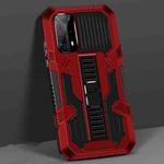 For Huawei P40 Pro Vanguard Warrior All Inclusive Double-color Shockproof TPU + PC Protective Case with Holder(Red)