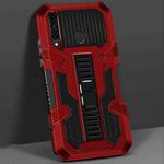 For Huawei Y7p Vanguard Warrior All Inclusive Double-color Shockproof TPU + PC Protective Case with Holder(Red)