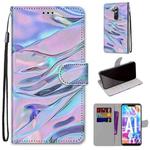 For Huawei Mate 20 Lite / Maimang 7 Coloured Drawing Cross Texture Horizontal Flip PU Leather Case with Holder & Card Slots & Wallet & Lanyard(Fluorescent Water Texture)