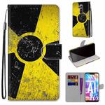 For Huawei Mate 20 Lite / Maimang 7 Coloured Drawing Cross Texture Horizontal Flip PU Leather Case with Holder & Card Slots & Wallet & Lanyard(Yellow Black Logo)