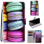 For Huawei P20 Pro Coloured Drawing Cross Texture Horizontal Flip PU Leather Case with Holder & Card Slots & Wallet & Lanyard(Colorful  Cakes)
