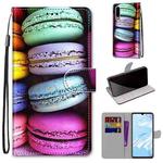 For Huawei P30 Coloured Drawing Cross Texture Horizontal Flip PU Leather Case with Holder & Card Slots & Wallet & Lanyard(Colorful  Cakes)