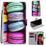 For Huawei P smart+ 2019 / Enjoy 9s Coloured Drawing Cross Texture Horizontal Flip PU Leather Case with Holder & Card Slots & Wallet & Lanyard(Colorful  Cakes)
