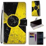 For Nokia 3 Coloured Drawing Cross Texture Horizontal Flip PU Leather Case with Holder & Card Slots & Wallet & Lanyard(Yellow Black Logo)