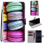 For Nokia 5 Coloured Drawing Cross Texture Horizontal Flip PU Leather Case with Holder & Card Slots & Wallet & Lanyard(Colorful Cakes)