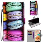 For LG K41s / K51s Coloured Drawing Cross Texture Horizontal Flip PU Leather Case with Holder & Card Slots & Wallet & Lanyard(Colorful Cakes)