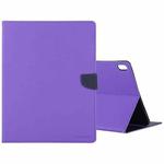 GOOSPERY FANCY DIARY Horizontal Flip PU Leather Case with Holder & Card Slots & Wallet For iPad Air (2020)(Purple)